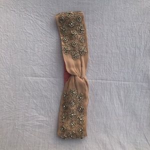 NamJosh Pink Sequined Soft Headband